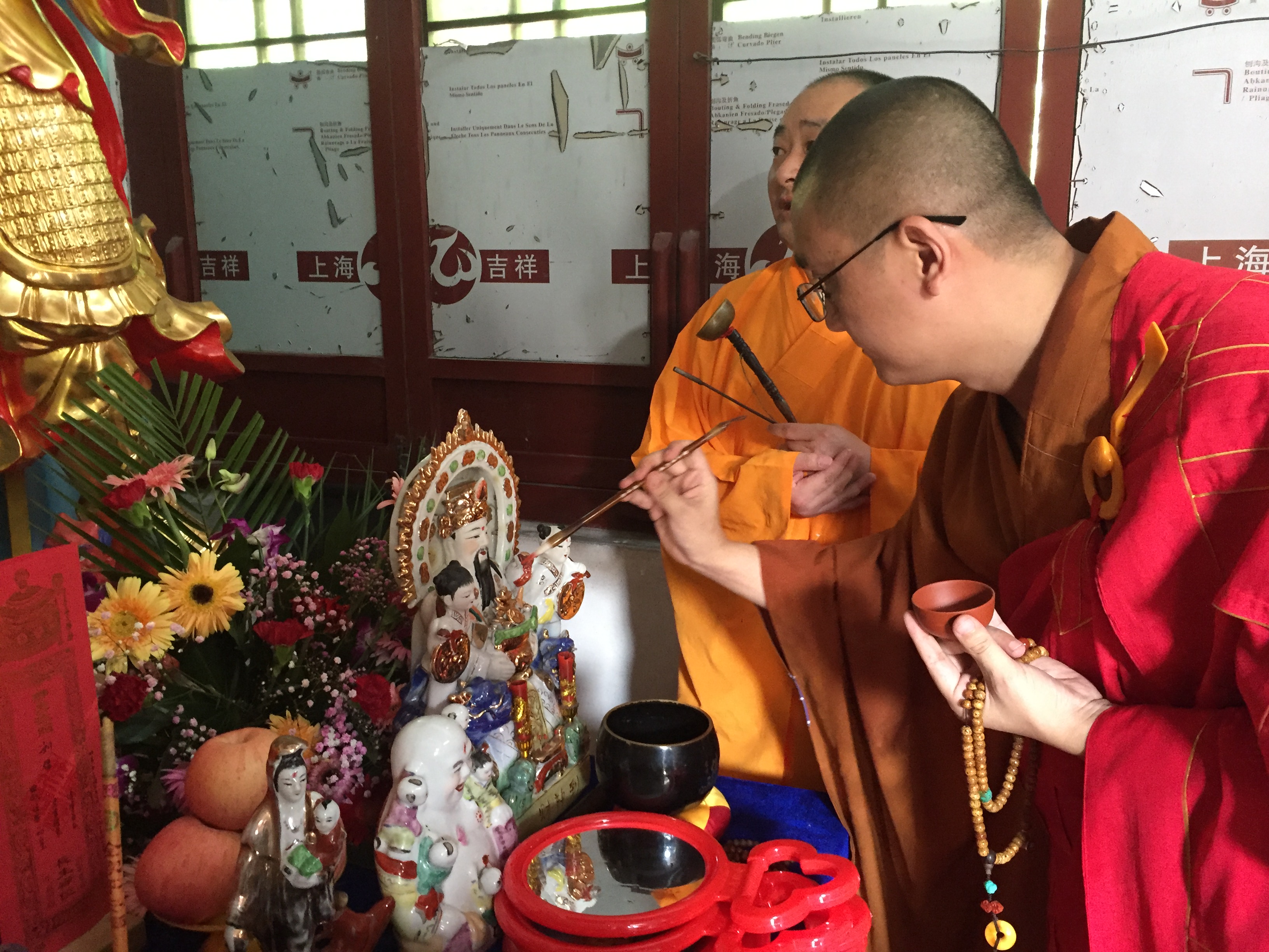 四大天王圣像装藏开光法会圆满